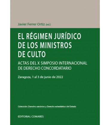 EL REGIMEN JURIDICO DE LOS MINISTROS DE CULTO