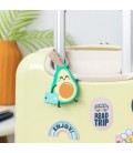 MALETA DE VIEJA CON SET DE PEGATINAS DESTINATION THE WORLD