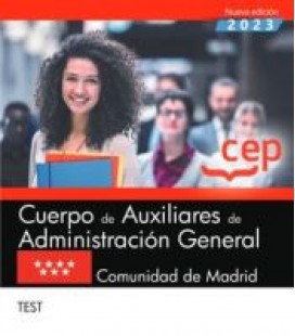 CUERPO DE AUX DE AMINISTRACION GENERAL TEST COMUNIDAD DE MADRID
