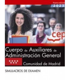 CUERPO DE AUX DE ADMINISTRACION GENERAL SIMULACROS COMUNIDAD DE MADRID