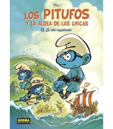 PITUFOS Y LA ALDEA DE LAS CHICAS 6 LA ISLA VAGABUNDA