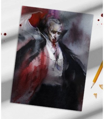 CUADERNO RAW STATIONERY DRACULA
