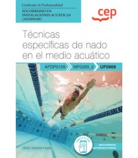 TECNICAS ESPECIFICAS DE NADO EN EL MEDIO ACUATICO CERTIFICADOS DE PROF