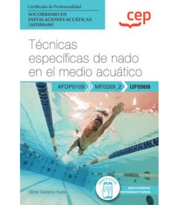 TECNICAS ESPECIFICAS DE NADO EN EL MEDIO ACUATICO CERTIFICADOS DE PROF