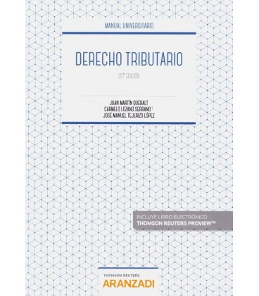 DERECHO TRIBUTARIO 25 ED (DUO)