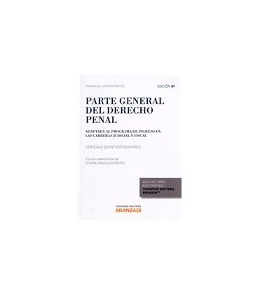 PARTE GENERAL DEL DERECHO PENAL (ADAPTADA PROGRAMA INGRESO CARRERAS)