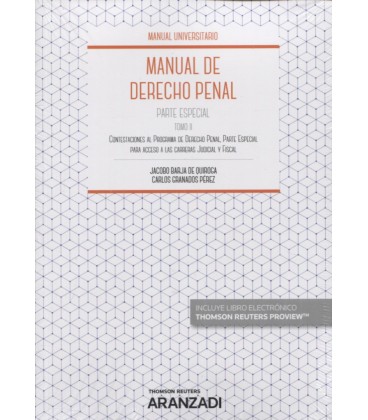 MANUAL DE DERECHO PENAL PARTE ESPECIAL TOMO II