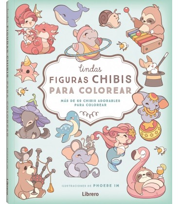 LINDAS FIGURAS CHIBIS PARA COLOREAR