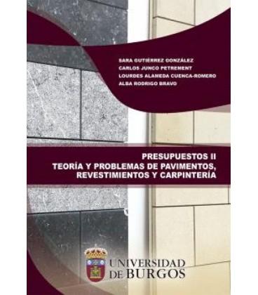 PRESUPUESTOS II TEORIA Y PROBLEMAS DE PAVIMENTOS REVESTIMIENTOS Y CARP