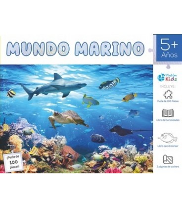 MUNDO MARINO PUZZLE 100 PIEZAS