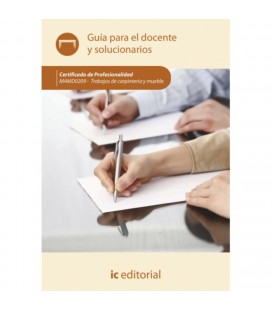 TRABAJOS DE CARPINTERIA Y MUEBLE GUIA PARA EL DOCENTE Y SOLUCIONARIOS