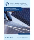 MONTAJE MECANICO EN INSTALACIONES SOLARES FOTOVOLTAICAS
