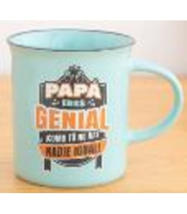 TAZA PAPA ERES GENIAL COMO TU NO HAY NADIE IGUAL!
