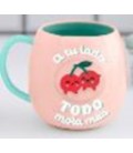 TAZA CEREZAS 3D ERES GENIAL