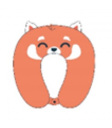 TRAVEL PILLOW FOR CHILDREN RED PANDA