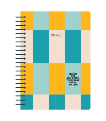 LIBRETA A4 DREAM BIG AND BRING YOUR BEST IDEAS TO LIFE