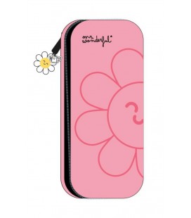 ESTUCHE WONDER MARGARITA CON RELIEVE ROSA