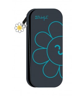ESTUCHE WONDER MARGARITA CON RELIEVE AZUL