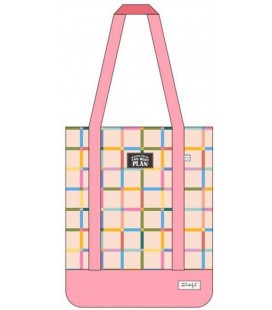 BOLSA DE TELA TOTE BAG HAVING FUN IS THE BEST PLAN