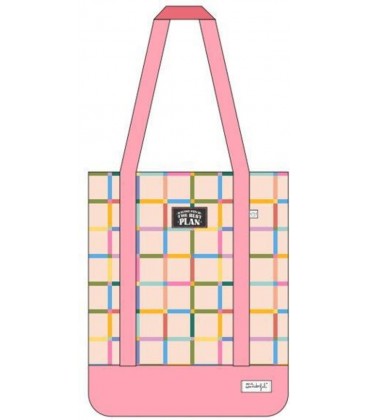 BOLSA DE TELA TOTE BAG HAVING FUN IS THE BEST PLAN