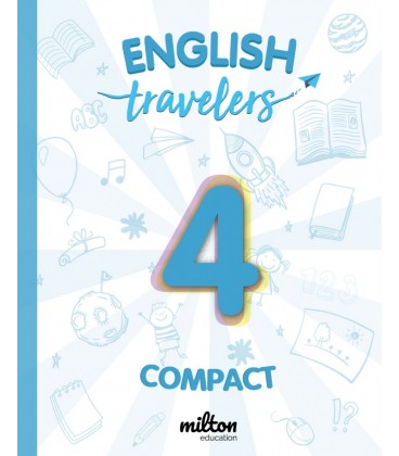 TRAVELERS BLUE 4 ENGLISH LANGUAGE 4 PRIMARIA STUDENT BOOK COMPACT