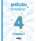TRAVELERS BLUE 4 ENGLISH LANGUAGE 4 PRIMARIA STUDENT BOOK COMPACT