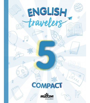 TRAVELERS BLUE 5 ENGLISH LANGUAGE 5 PRIMARIA STUDENT BOOK COMPACT