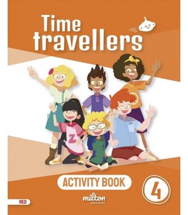 TIME TRAVELLERS 4 RED ACTIVITY BOOK ENGLISH 4 PRIMARIA (MUR)