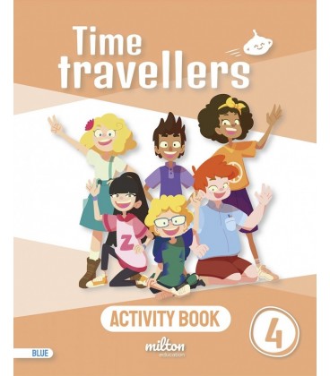 TIME TRAVELLERS 4 BLUE ACTIVITY BOOK ENGLISH 4 PRIMARIA (MUR)