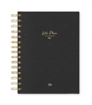 PLANNER LIFE WORK LET S PLAN BLACK NIGHT