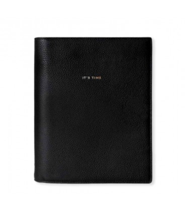 FUNDA PARA A5 IT S TIME BLACK AMBER