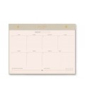 NOTEPAD SEMANAL LET S PLAN BEIGE ARENA