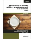 SERVICIO BASICO DE ALIMENTOS Y BEBIDAS Y TAREAS DE POSTSERVICIO EN EL