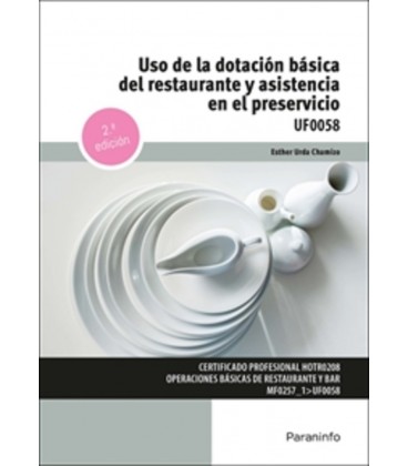 USO DE LA DOTACION BASICA DEL RESTAURANTE Y ASISTENCIA EN EL PRESERVIC