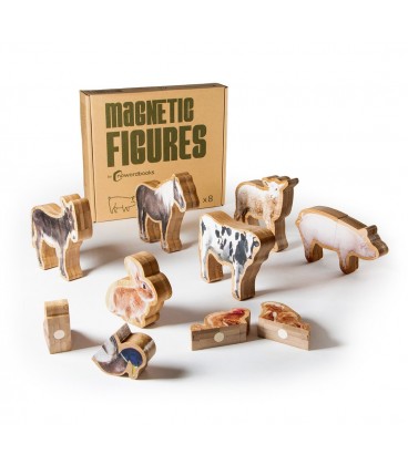 FIGURAS MAGNETICAS ANIMALES DE GRANJA