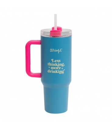 TAZA TAKE AWAY TERMICA TERMO 12 LITROS LESS THINKING MORE DRINKING
