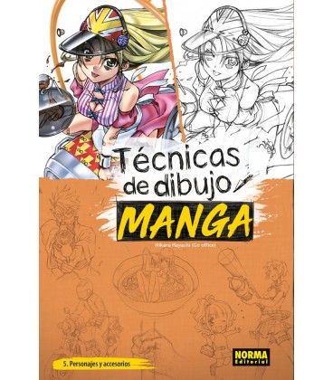 TECNICAS DE DIBUJO MANGA 5 PERSONAJES Y ACCESORIOS
