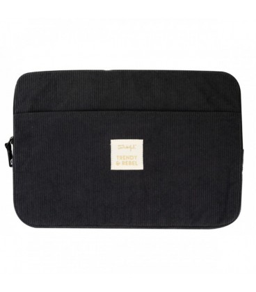 LAPTOP SLEEVE 13 14 CORDUROY GREY TRENDY & REBEL