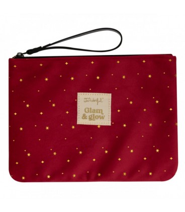 WRISTLET VELVET MAROON GLAM & GLOW
