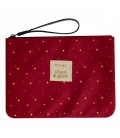 WRISTLET VELVET MAROON GLAM & GLOW