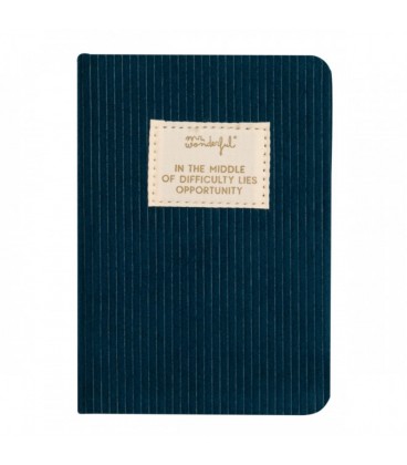 LIBRETA A6 PANA AZUL IN THE MIDDLE OF DIFFICULTY LIES OPPORTUNITY