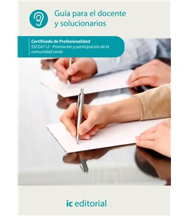 GUIA PARA EL DOCENTE Y SOLUCIONARIOS PROMOCION Y PARTICIPACION