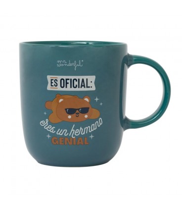 TAZA ES OFICIAL ERES UN HERMANO GENIAL