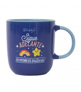 TAZA SIGUE ADELANTE TU FUTURO ES BRILLANTE!