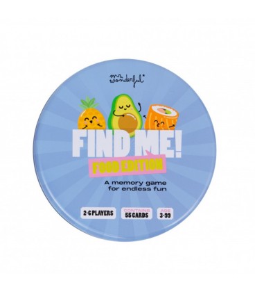 JUEGO DE CARTAS FIND ME! FOOD EDITION