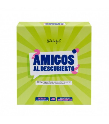 JUEGO DE CARTAS AMIGOS AL DESCUBIERTO