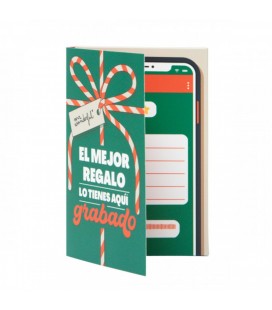 POSTAL CON GRABADOR DE MENSAJE AUDIO EL MEJOR REGALO LO TIENES AQUI GR