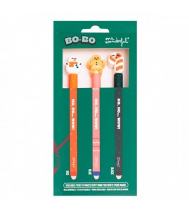 3 BOLIS BORRABLES PARA ESCRIBIR Y DIBUJAR CON MUCHA MAGIA HO HO WOW