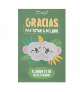 POSTAL GRACIAS POR ESTAR A MI LADO CUANDO TE HE NECESITADO