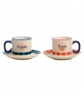 SET DE 2 TAZAS ESPRESSO PARA PRESUMIR DE AMOR DEL BUENO